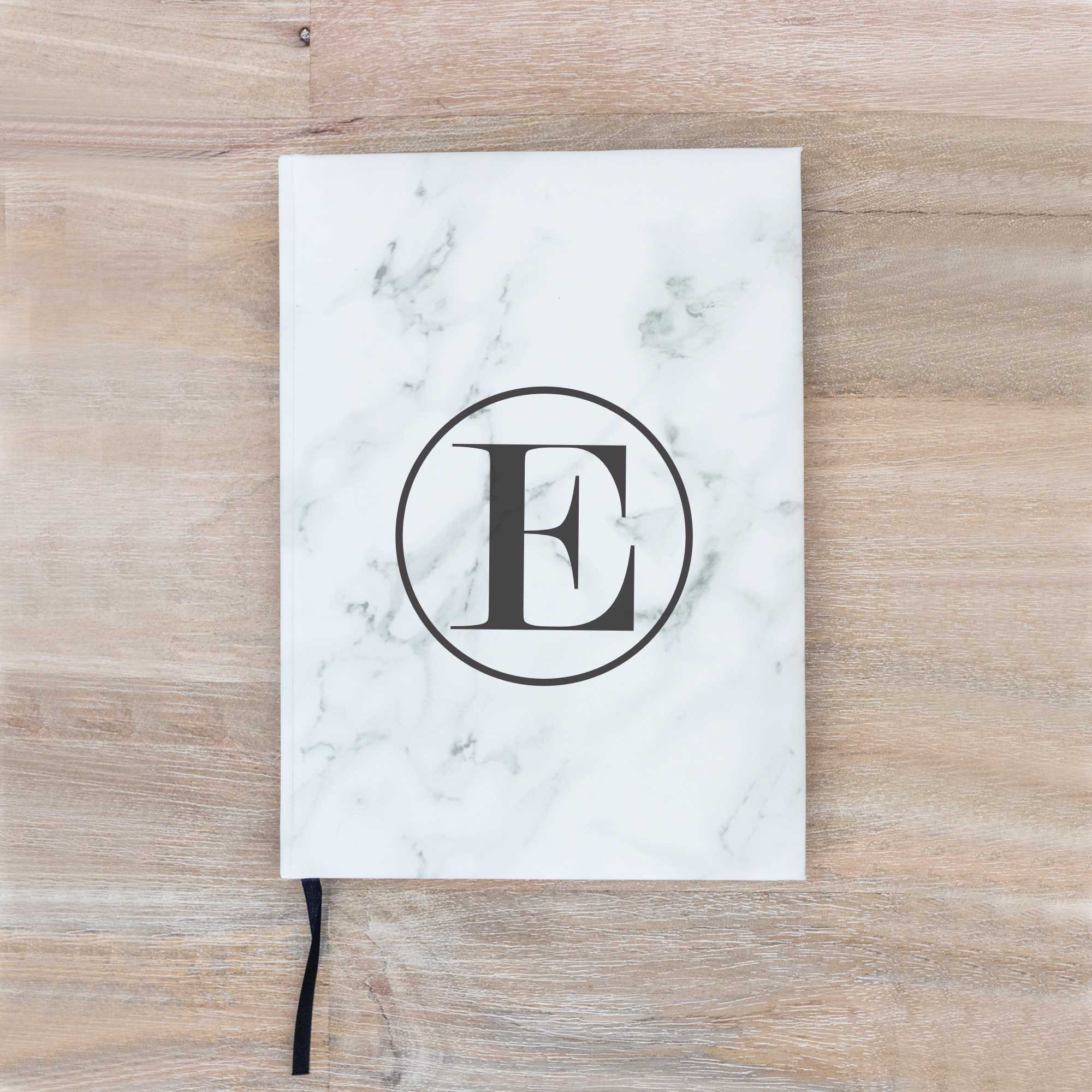 Personalized Vegan Leather Journal - Initial