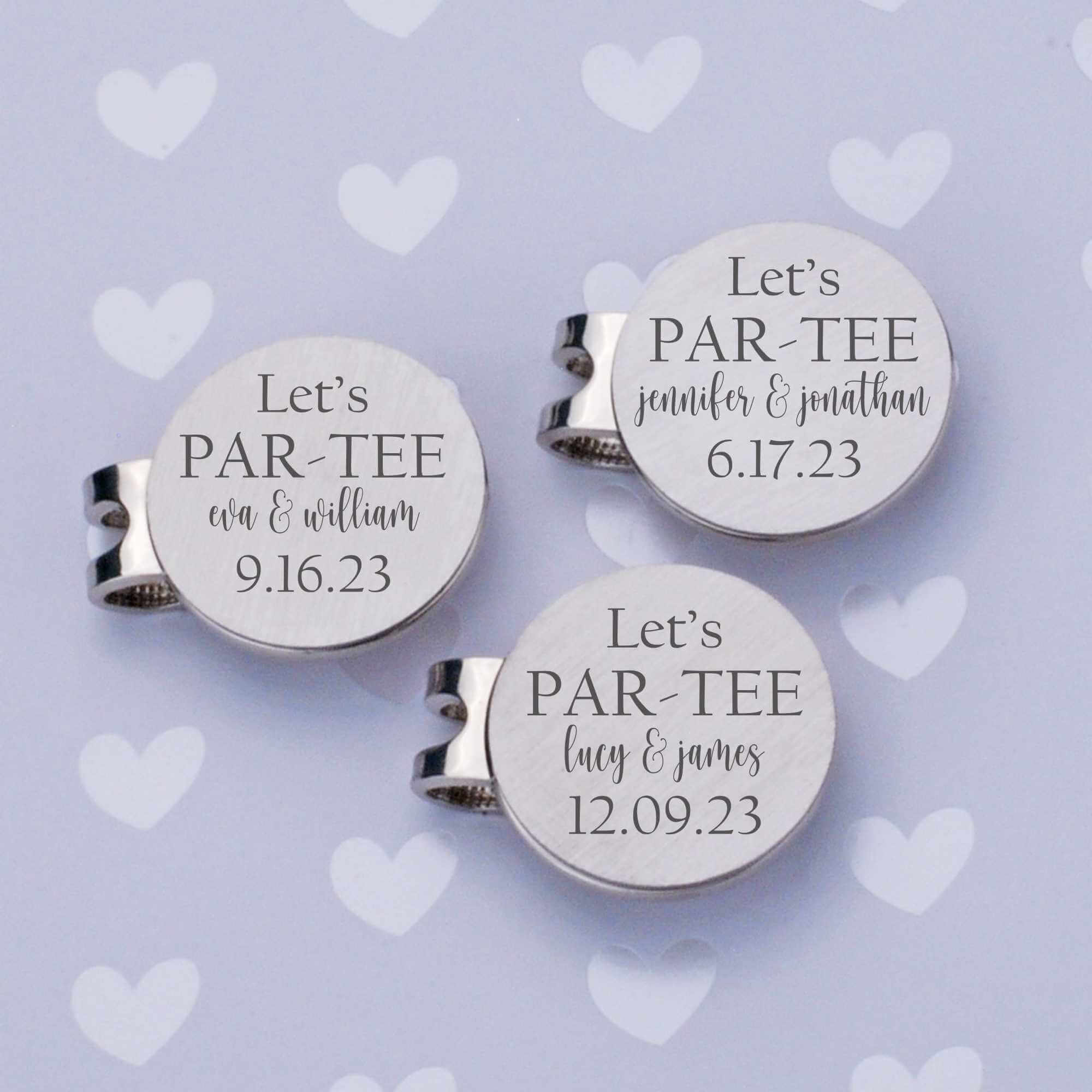 Let's PAR-TEE - Golf Ball Marker