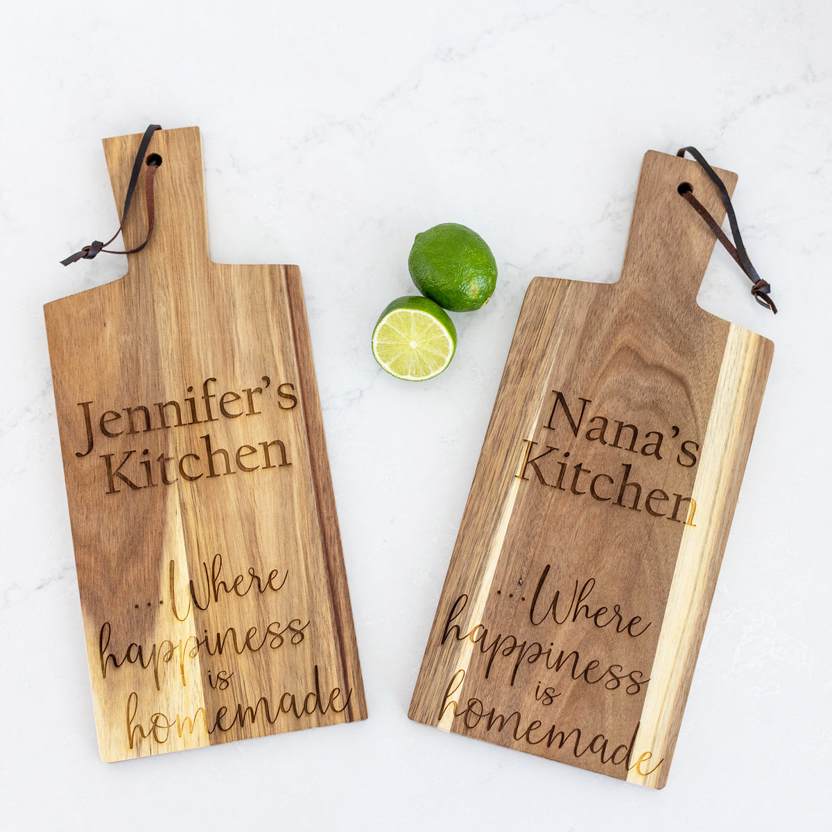 Custom Wood Cutting Board - Engraved Nested Cutting Board for Mom