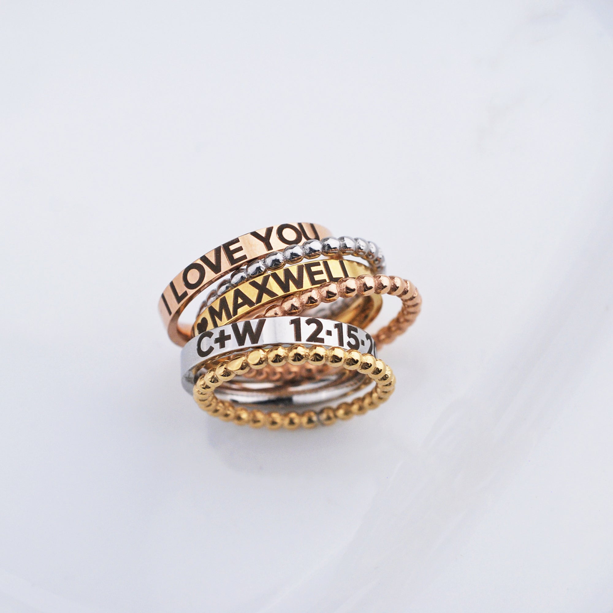 Stackable Rings - Design Your Own Set