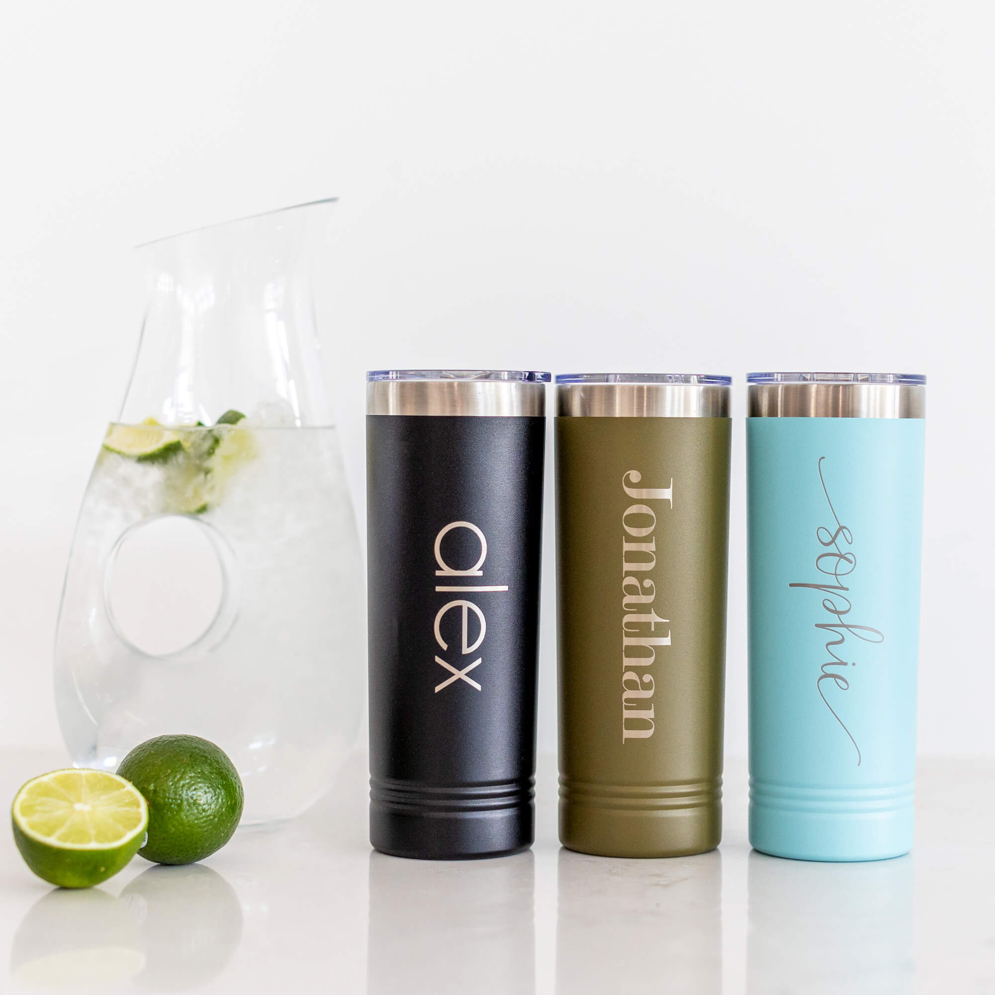 Insulated Skinny Tumbler - Personalized with Name - 22 oz.