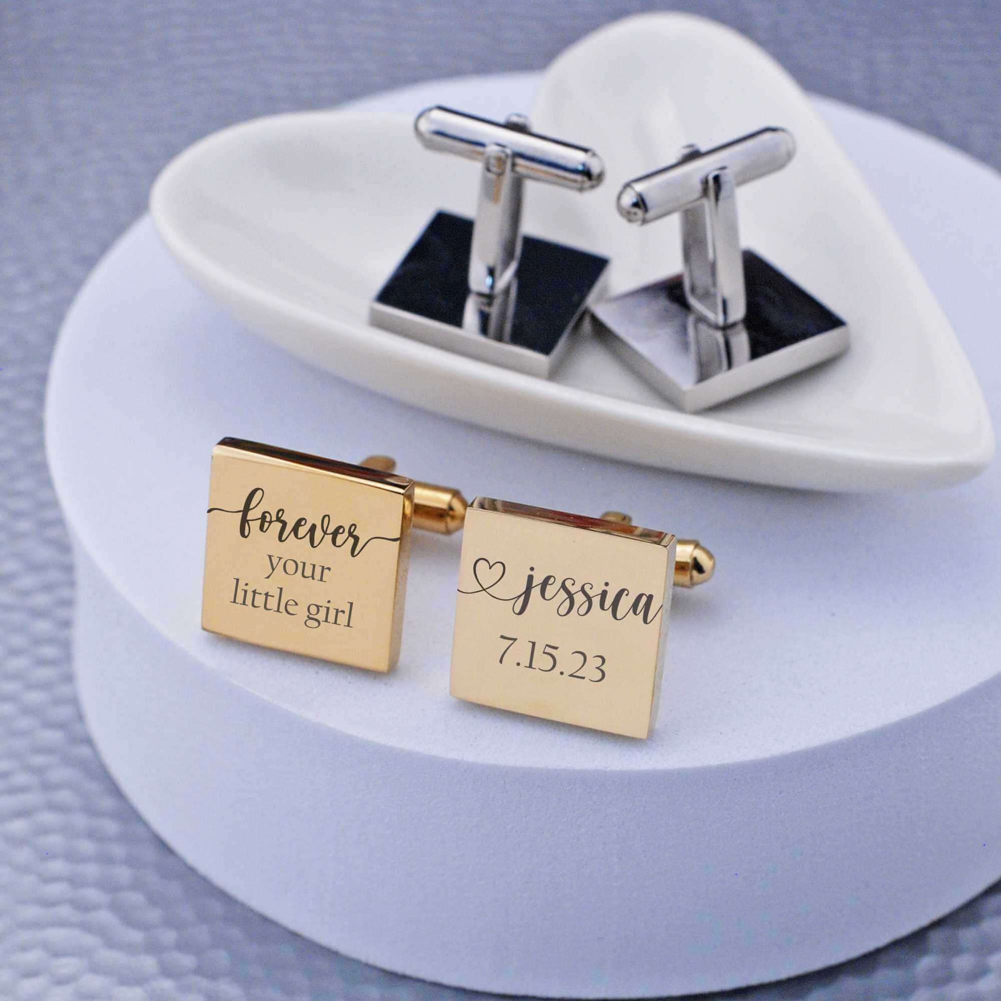 Forever Your Little Girl - Father of Bride Cufflinks