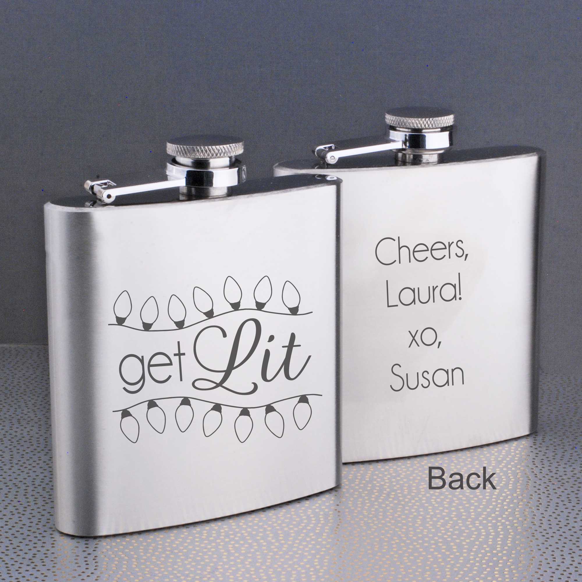 Get Lit - Flask Christmas Gift