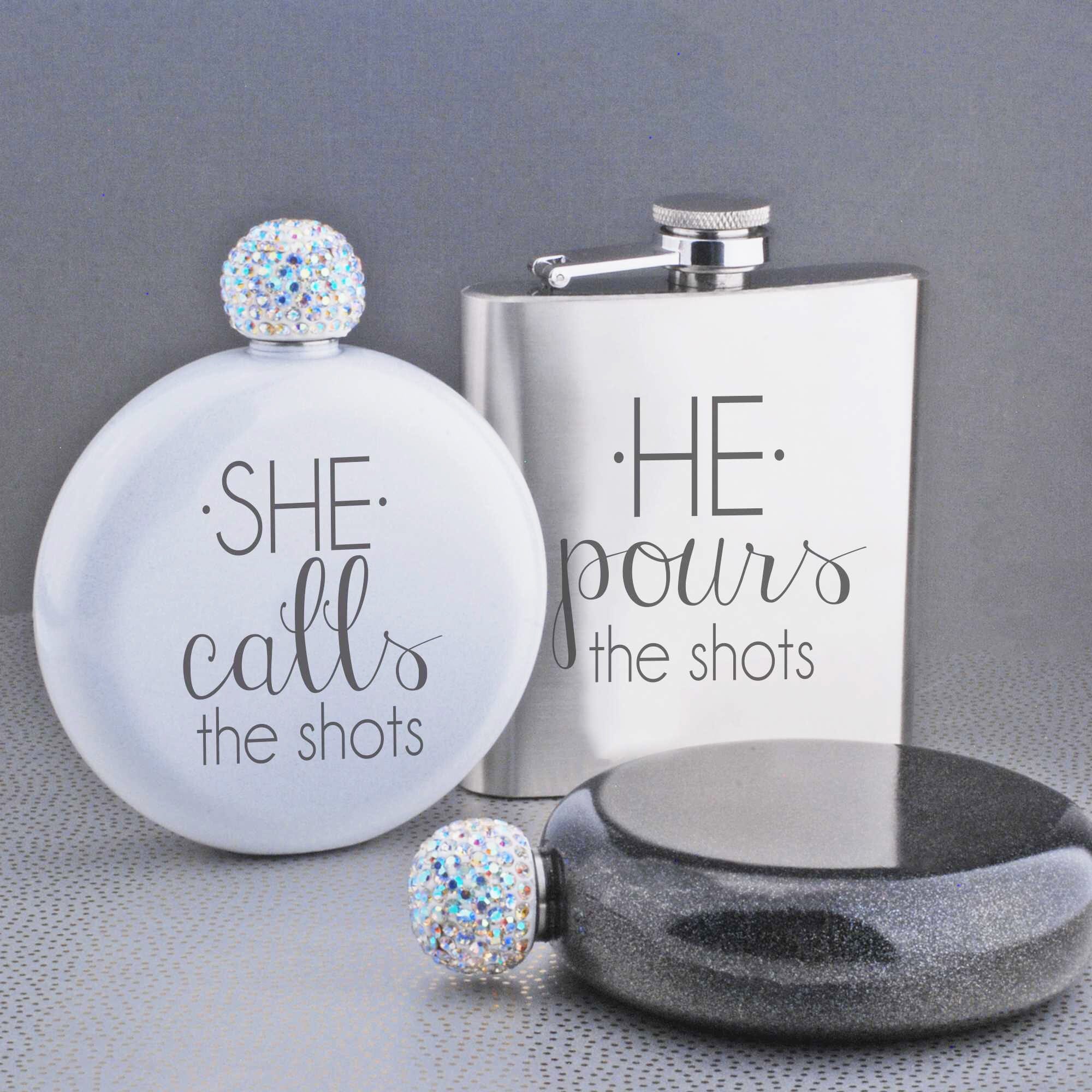 His & Hers Flask Set