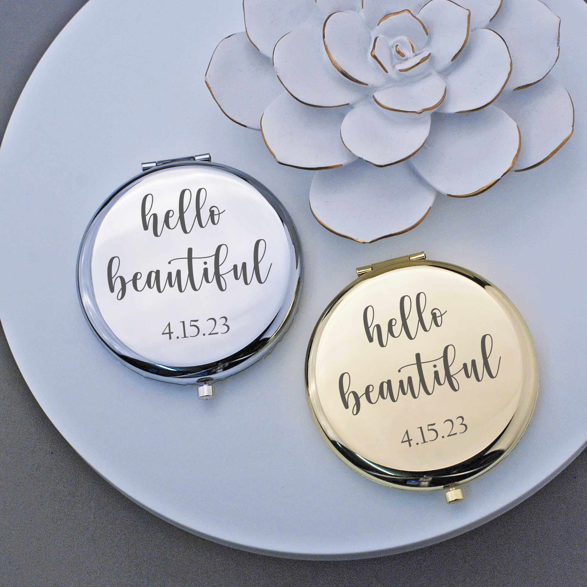 Hello Beautiful - Compact Mirror