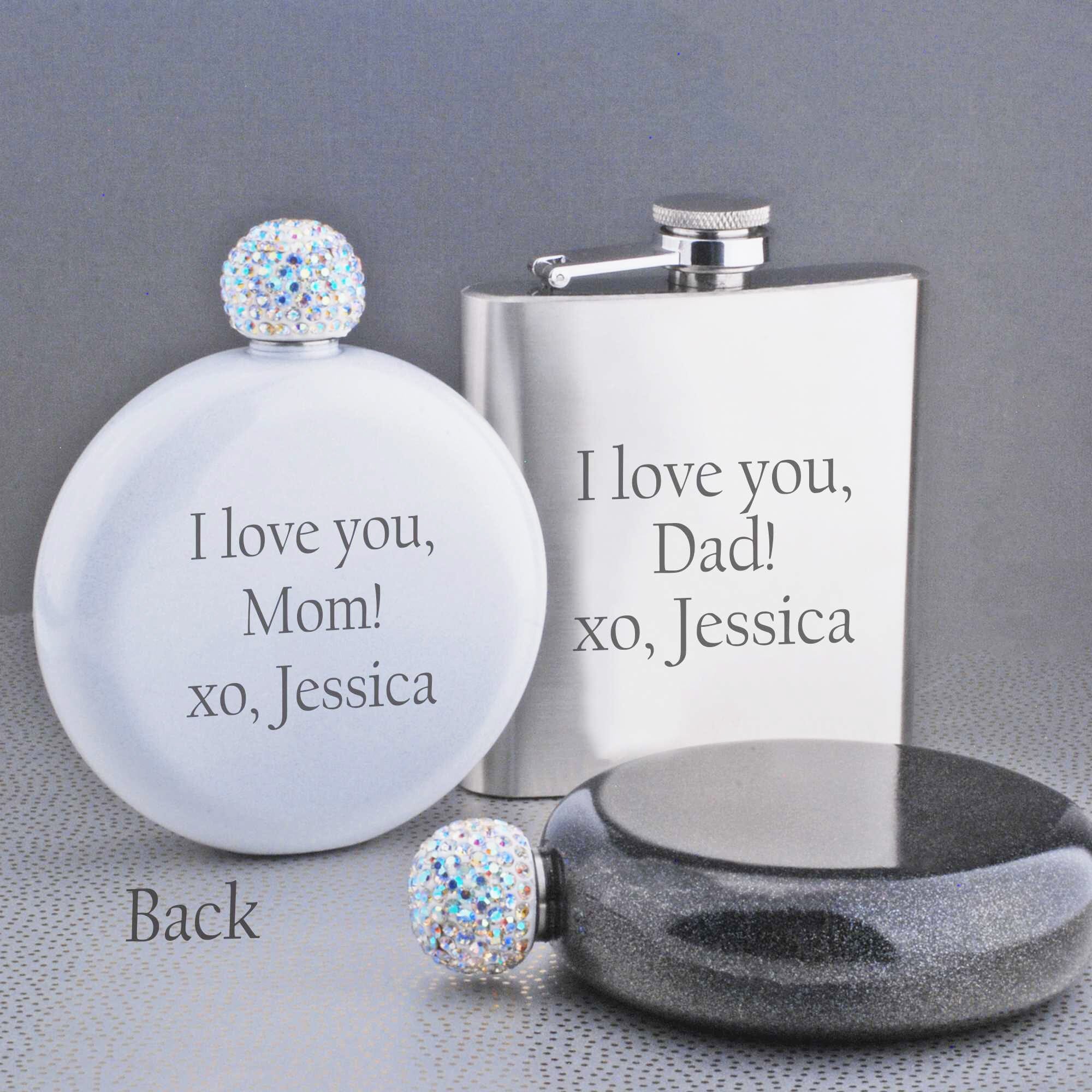 Jingle Juice - Mom & Dad Christmas Flask Set