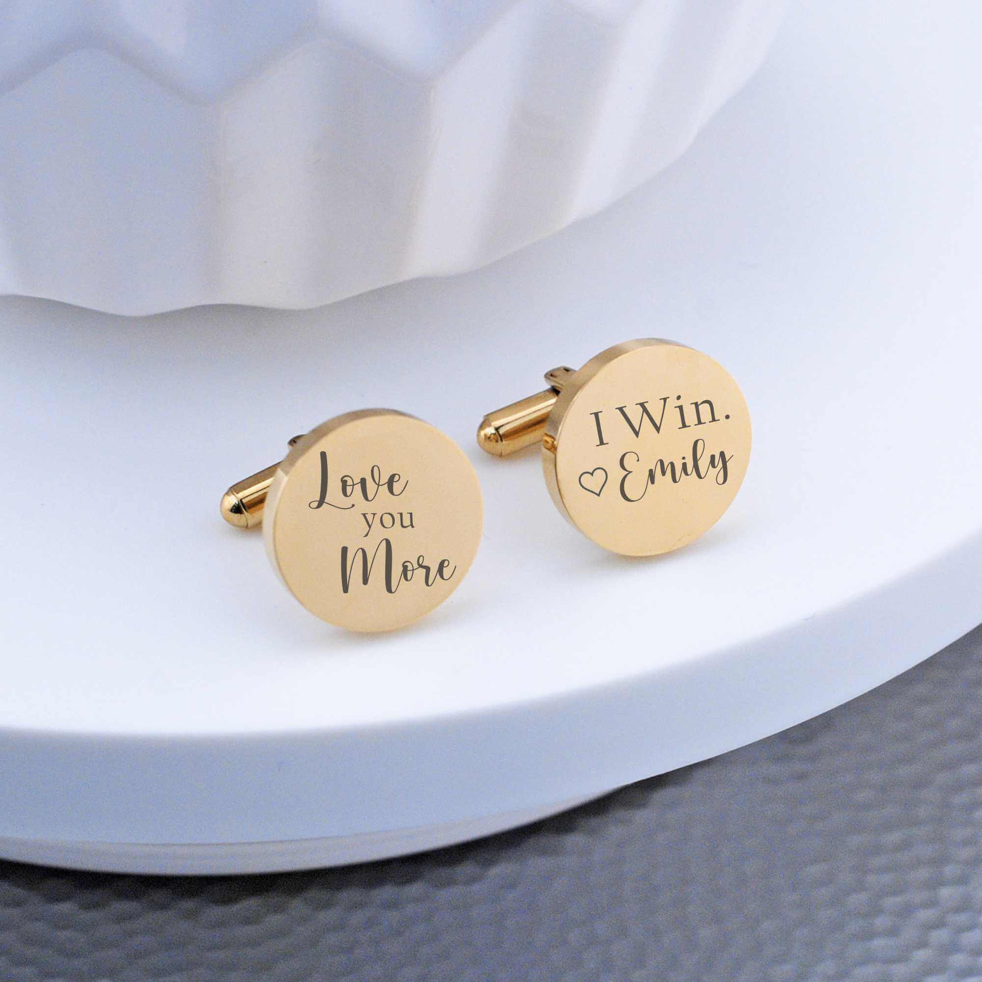 Love You More Cufflinks