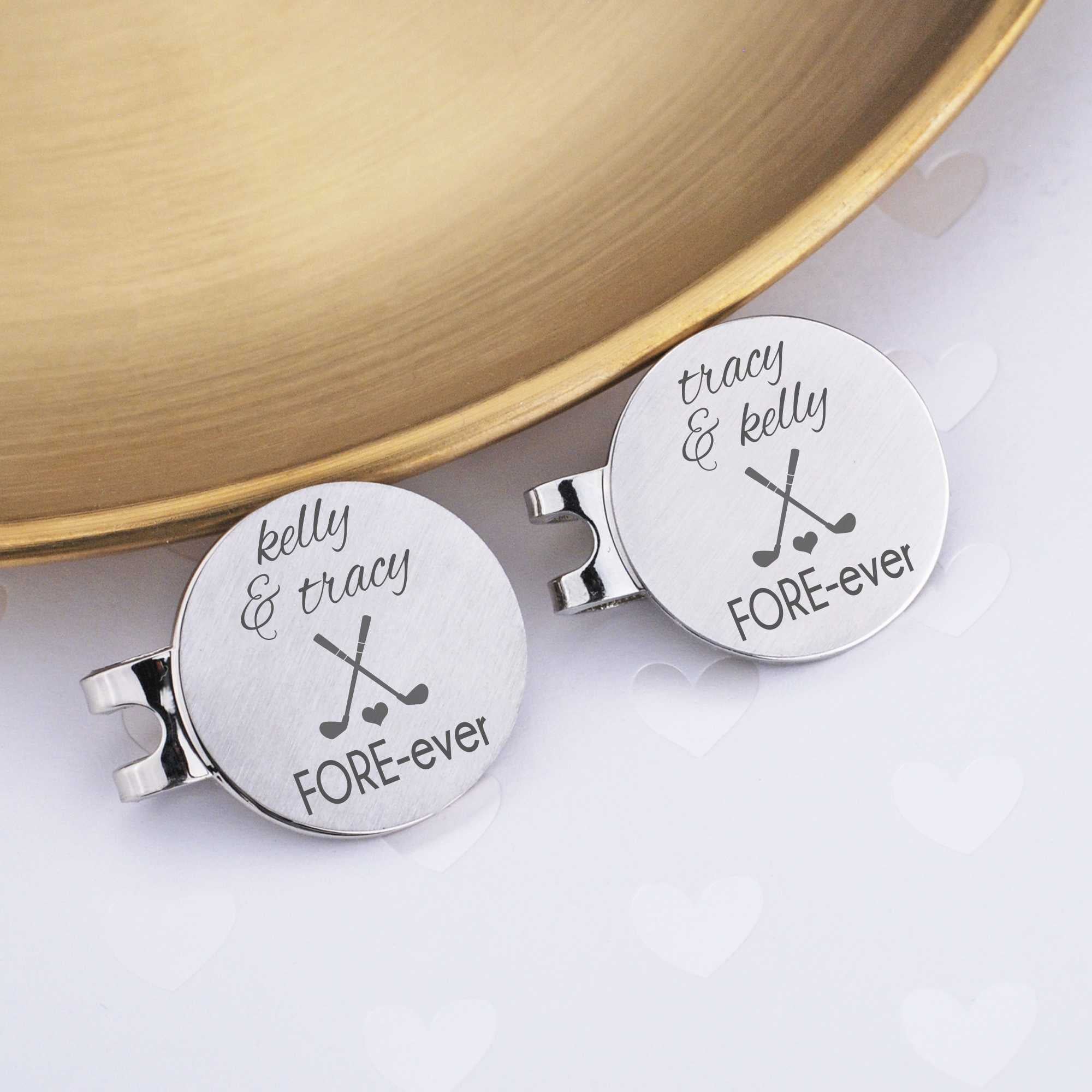 Fore-ever - Golf Ball Marker Set for Couple