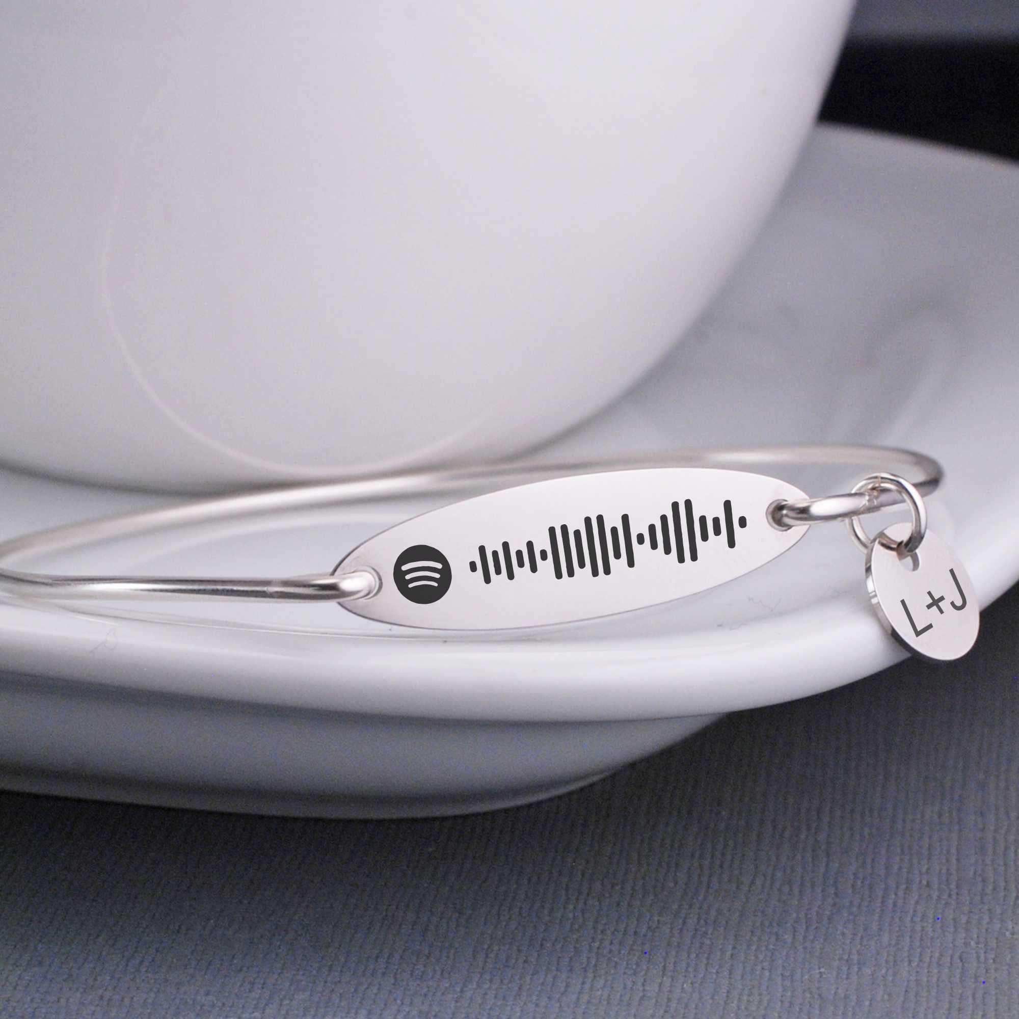 Spotify Code Bangle Bracelet