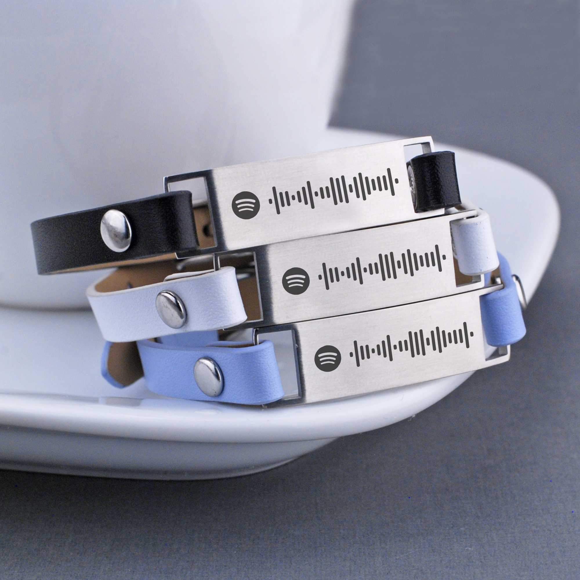 Spotify Women's Leather Bracelet