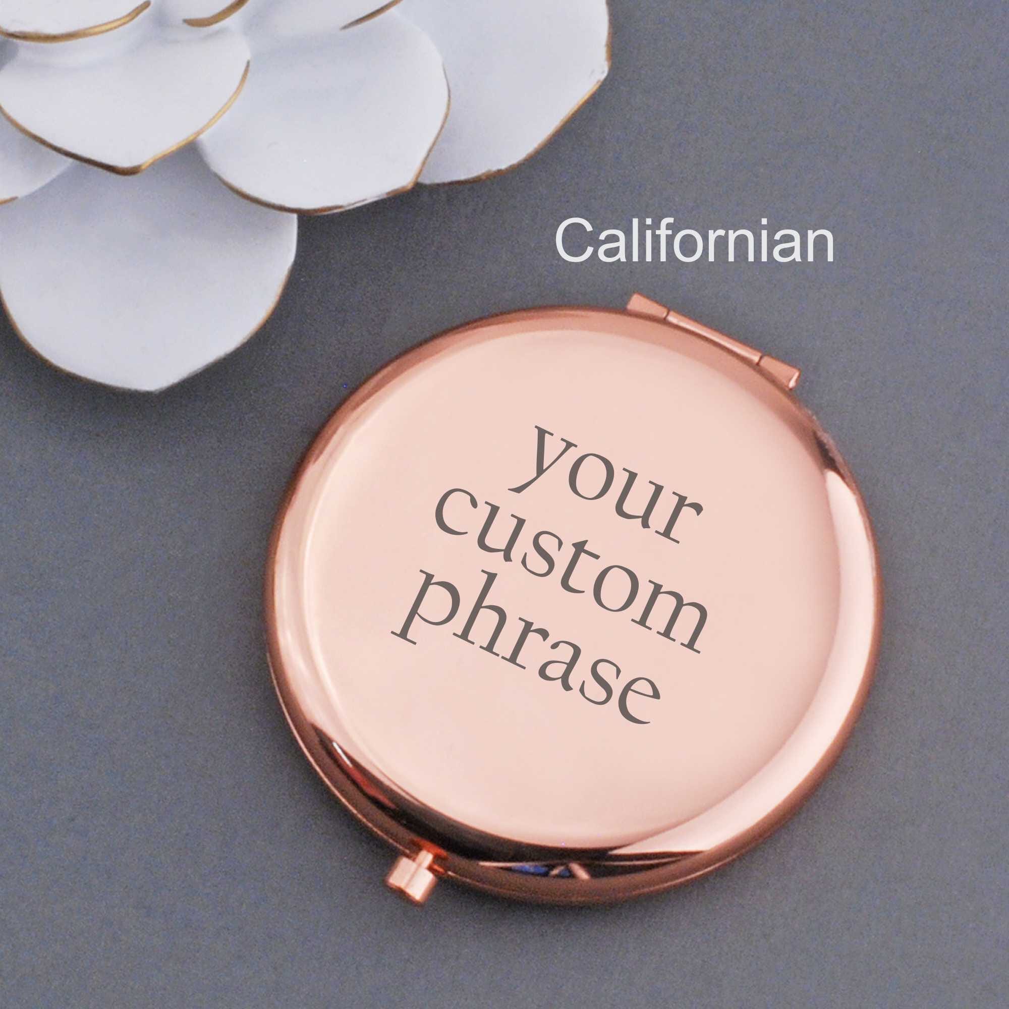 Design Your Own Engraved Pocket Mirror