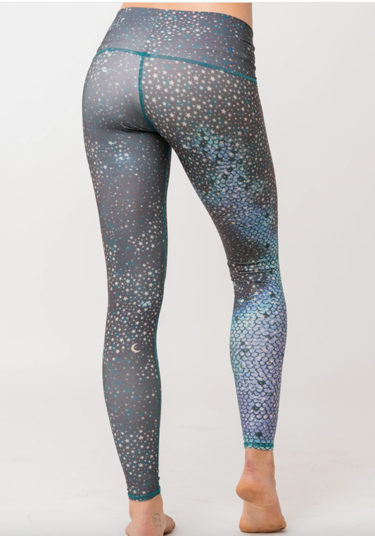 teeki Mermaid Fairy Queen Lavender Hot Pant Leggings for Women - X-Small at   Women's Clothing store