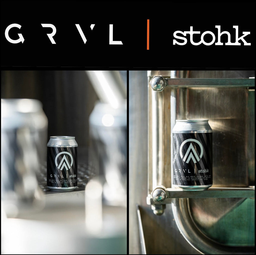 GRVL Stohk gravel beer collaboration