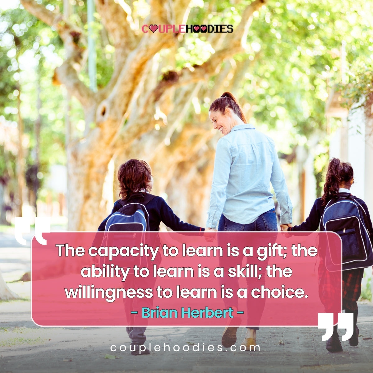 The capacity to learn is a gift; the ability to learn is a skill; the willingness to learn is a choice.