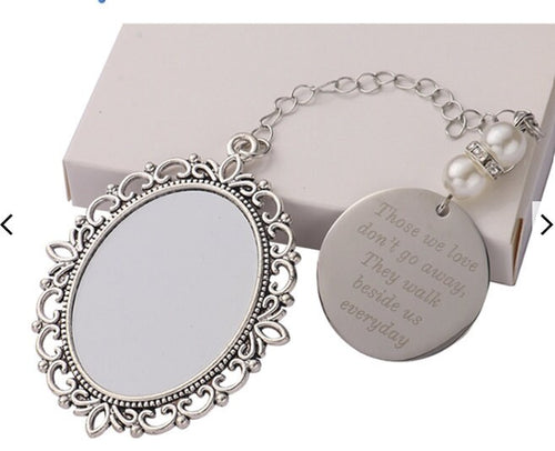 2022 sublimation necklace memorial ashes keepsake/urn