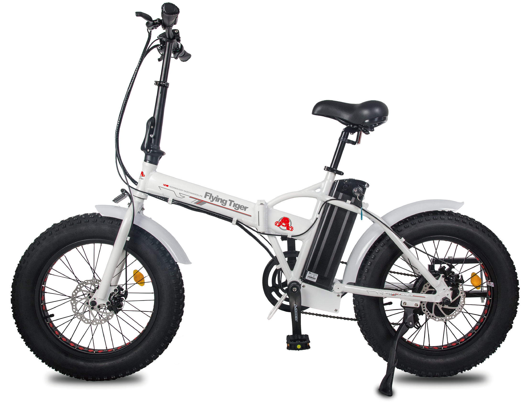 Roue avant 48v 1000w 26 pouces Kit vélo électrique TigerWheel à engrenages  + batterie en option