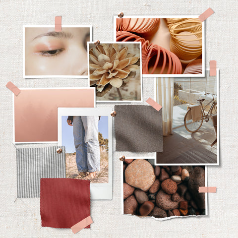 mood board, neutral soft tones, inspiration, classic