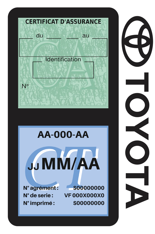 Pochette carte professionnelle VTC, adhésive pour afficher le macaron sur  le véhicule. Pochette en vinyle ( disponible en large choix de couleurs ),  un autocollant adhésive pouvant être collée à l'intérieur coté