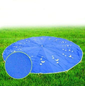 Color: Blue, Size: 5m - Children's star moon parachute