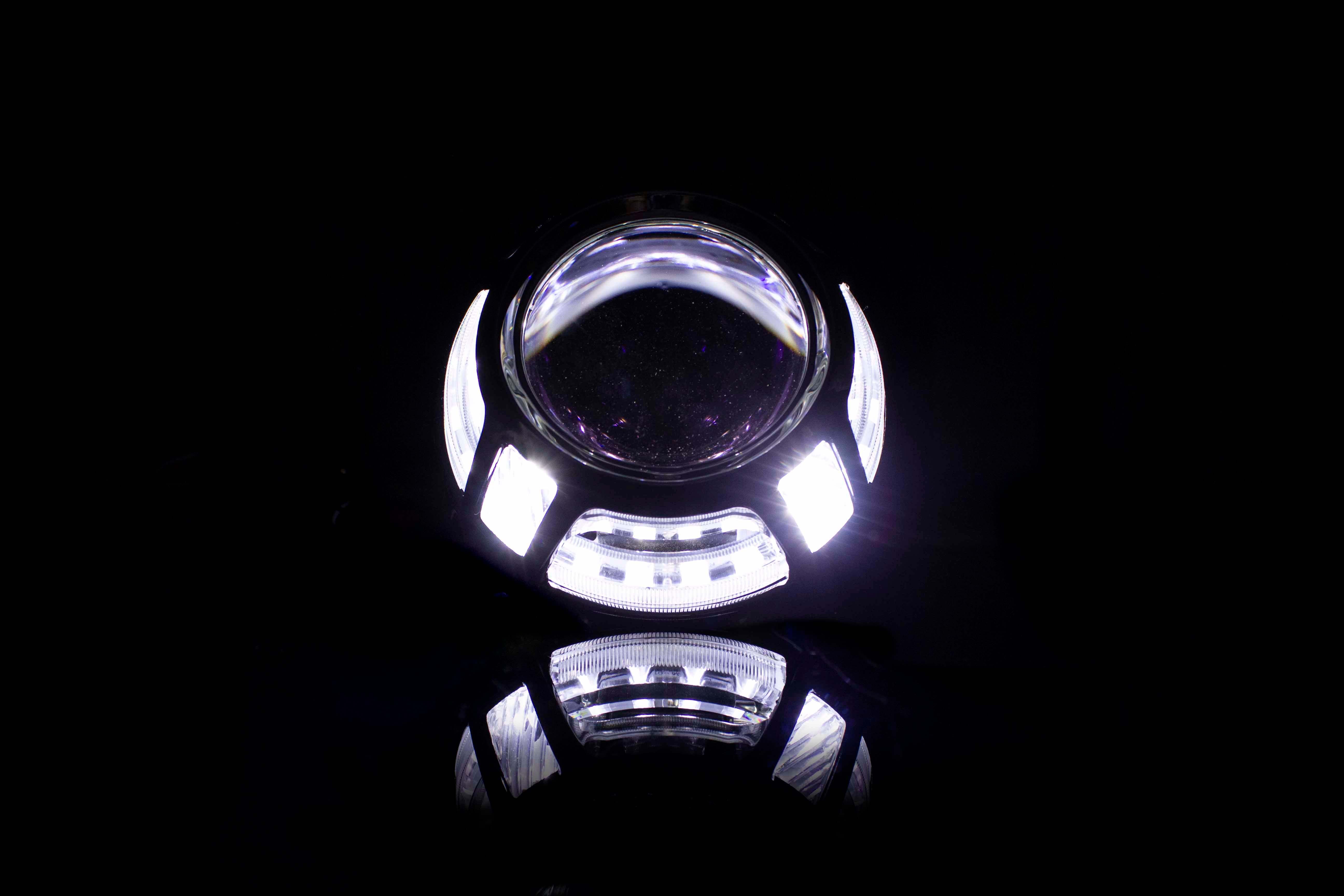 Panamera LED shroud for your HID xenon or LED retrofit