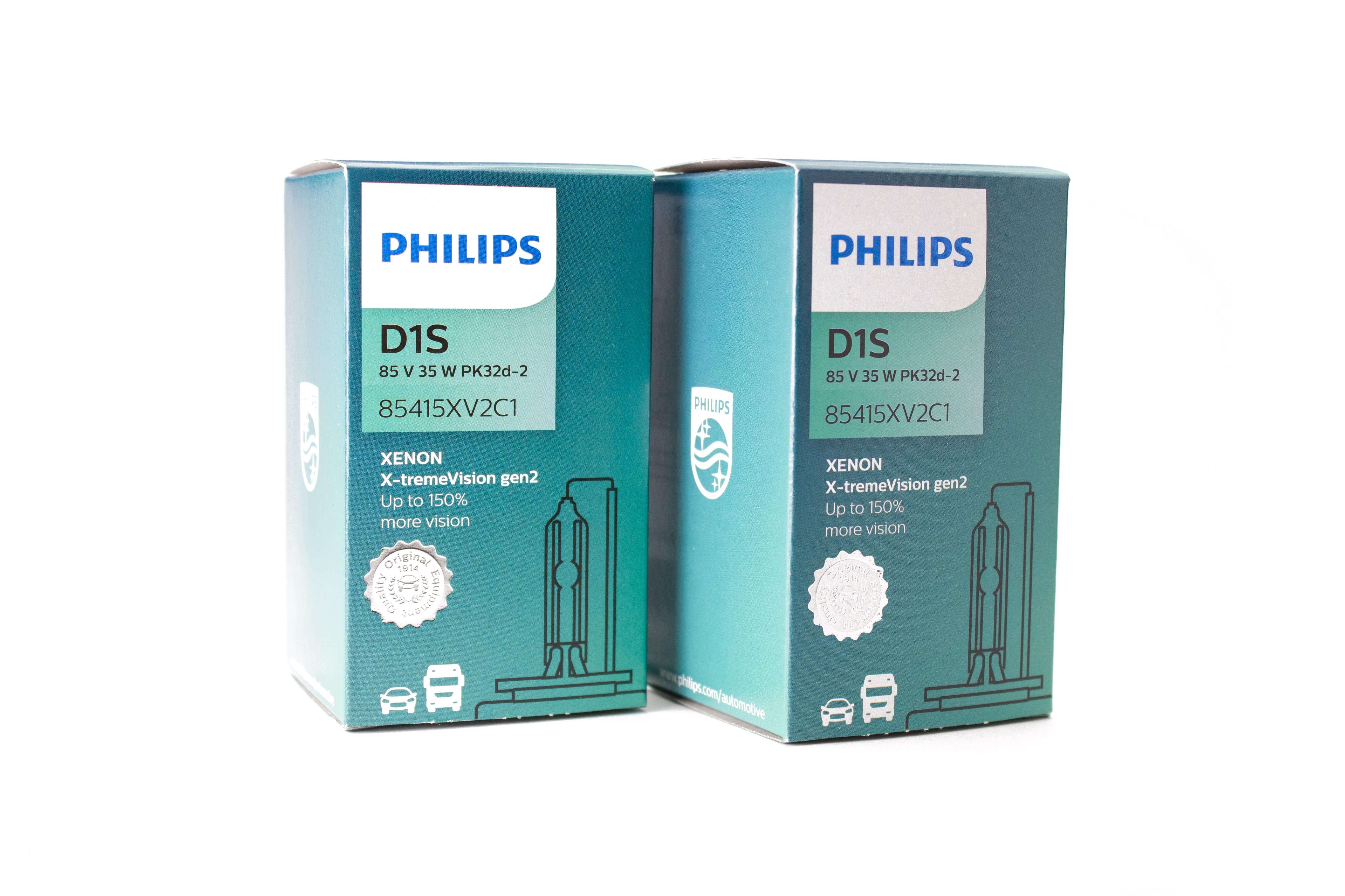Philips D1S Xenon HID lampen X-TremeVision Gen2 +150% D1S 85415XV2C1 p