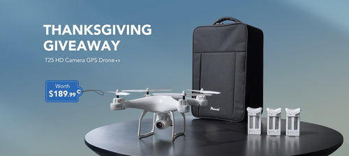 potensic drones thanksgiving giveaway