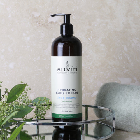 SUKIN HYDRATING BODY LOTION | LIME & COCONUT