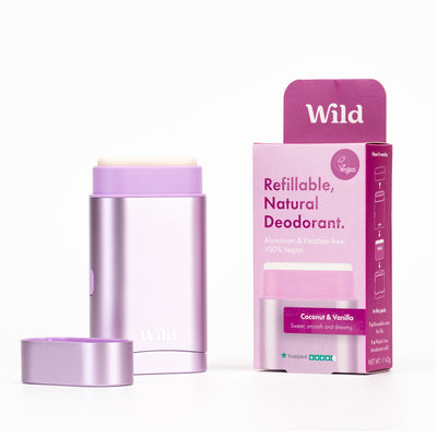 Wild Natürliches Deodorant Nachfüllpack Coconut & Vanilla, 40 g