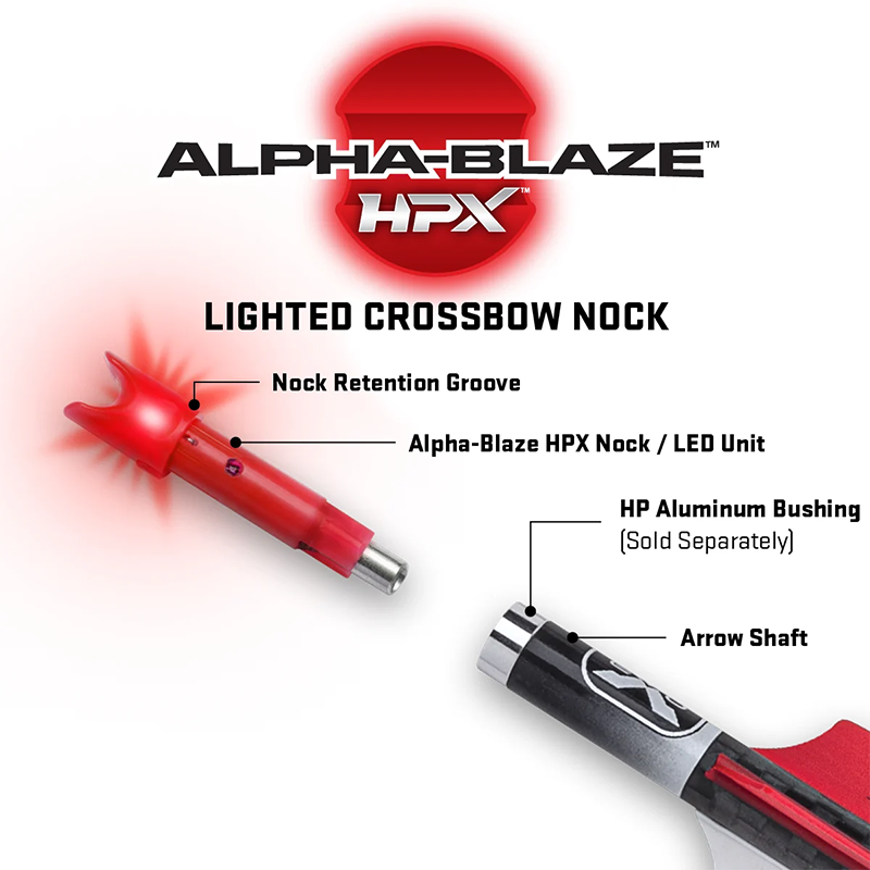 Alpha-Blaze HPX Lighted Crossbow Nock