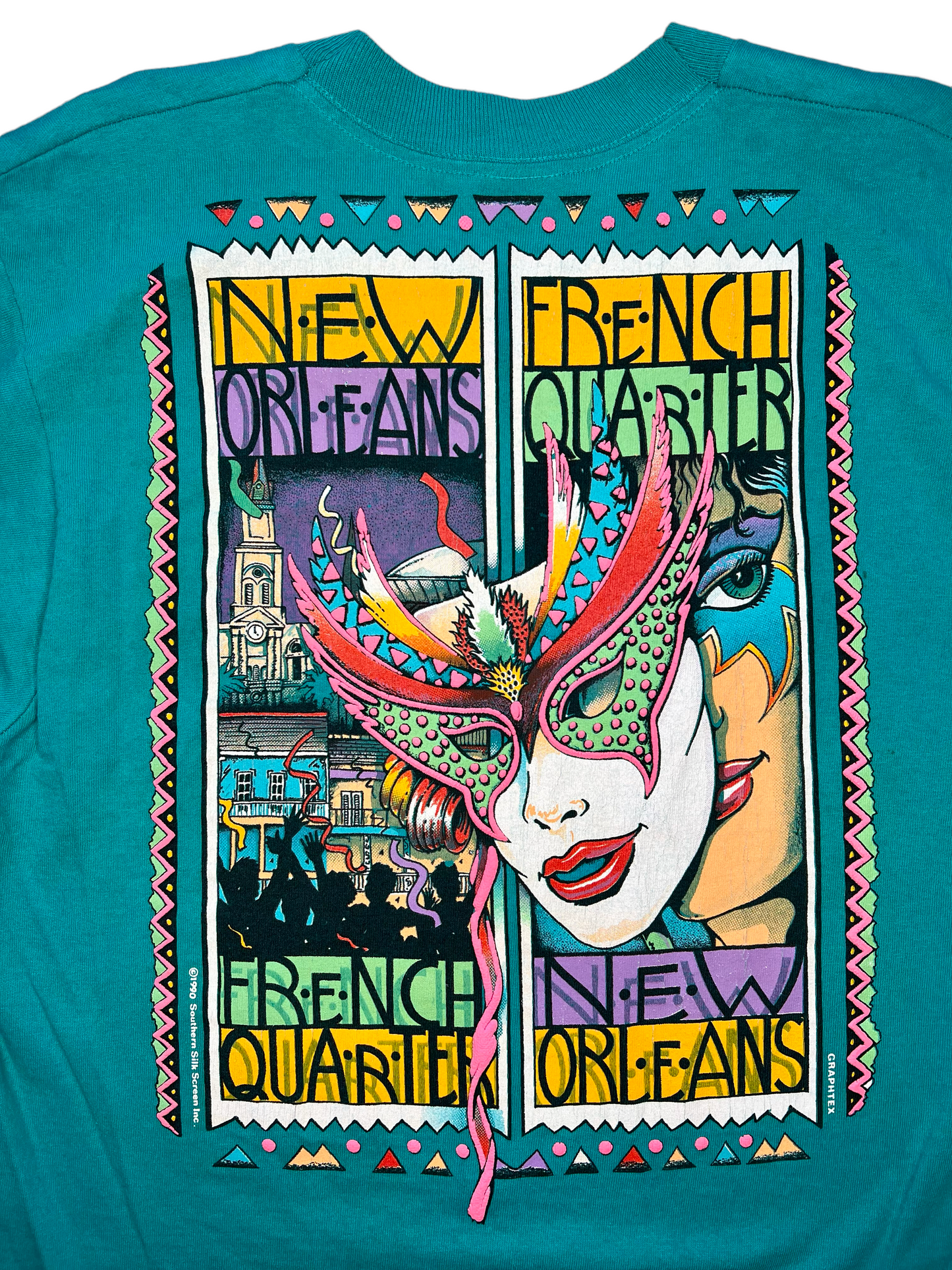 1990 New Orleans French Quarter Single Stitch Tee