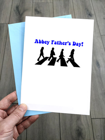 Hilarious Beatles Father's Day Card - Abbey Father's Day