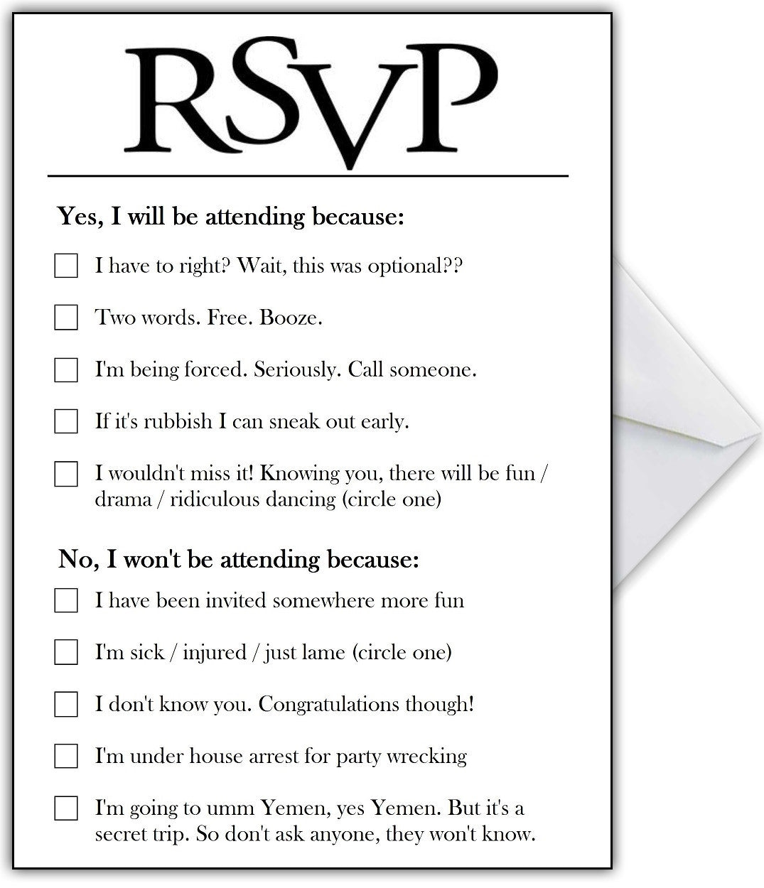 How to rsvp to a party