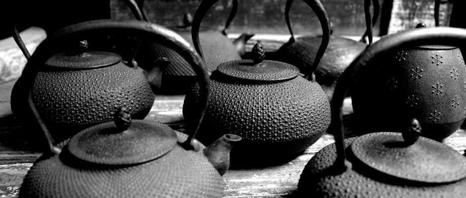 Nanbu tetsubin of Nanbu tekki, tea pot that rikyu used