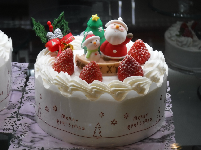 christmas cake in japan