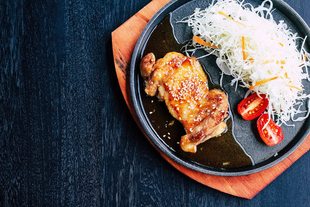 japanese food teriyaki chicken is popular internationally