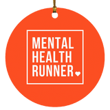 Mental Health Runner - Circle Ornament