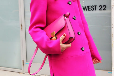 Túi Celine Classic màu hồng quý phái