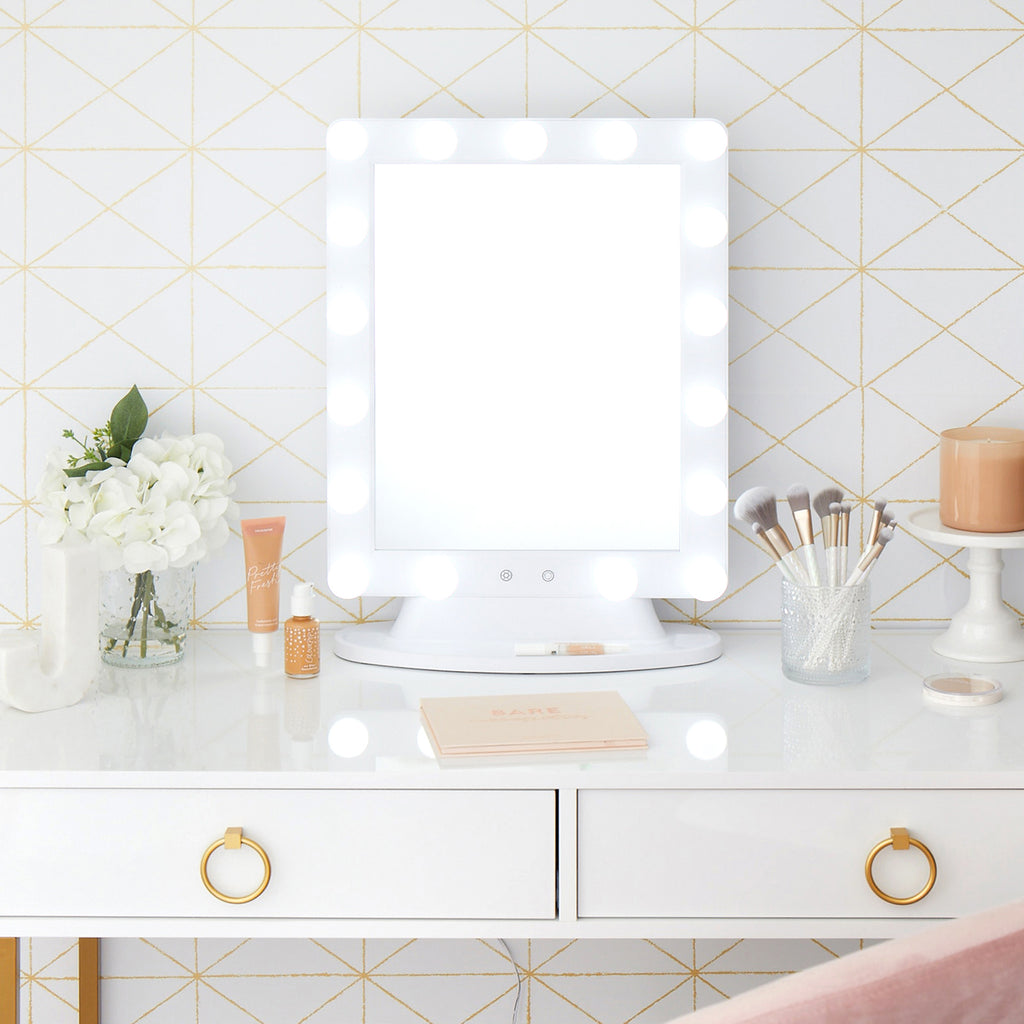 9-Bulb LED Hollywood Vanity Mirror | GloTech Mirrors