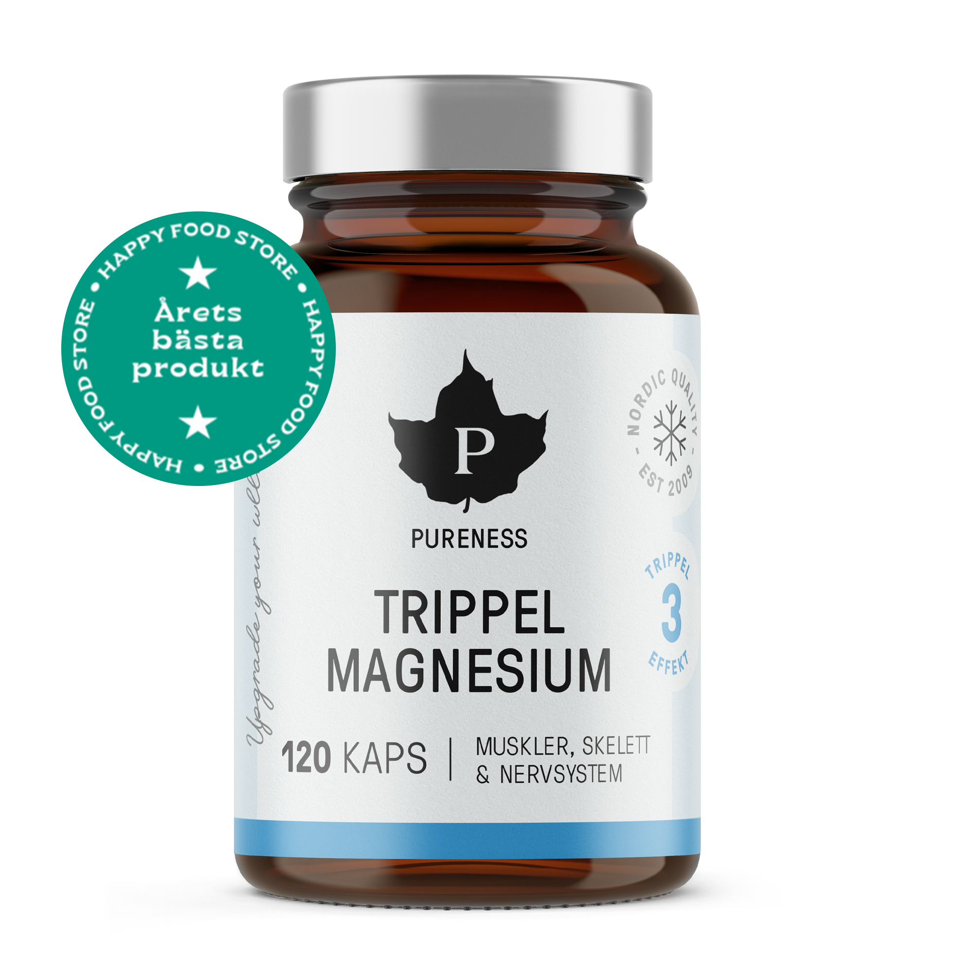 Trippel Magnesium - 120 kapslar - Pureness product image