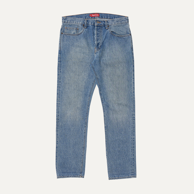 Supreme Denim Jeans in Medium Wash