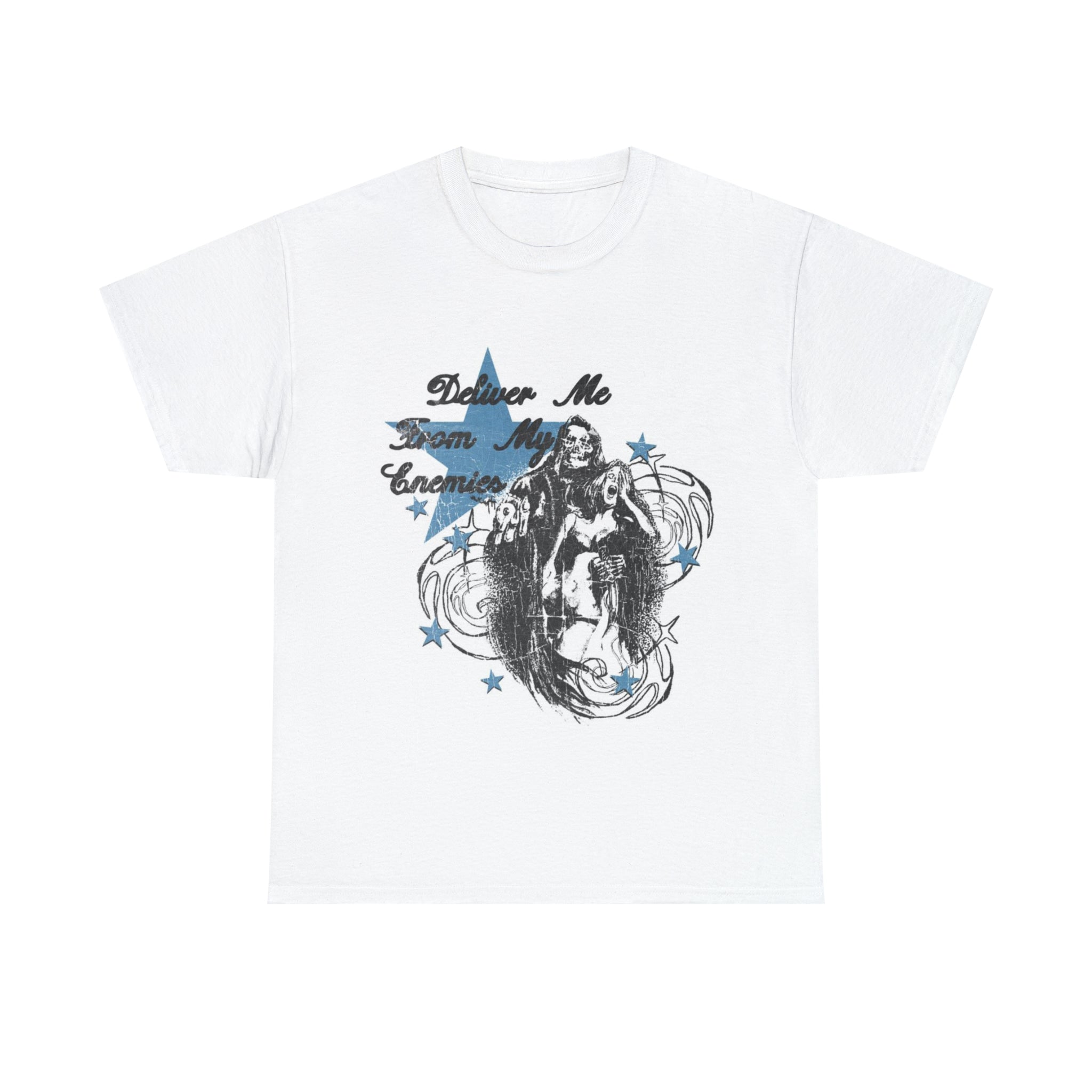 Deliver Me From My Enemies Graphic Tee - STREETWEAR