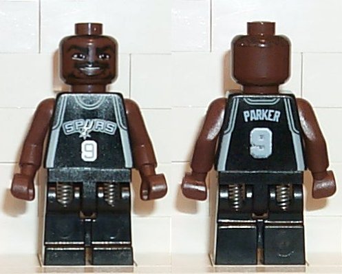 LEGO® Minifigure Sports nba023 NBA Tony Parker, San Antonio Spurs ,9