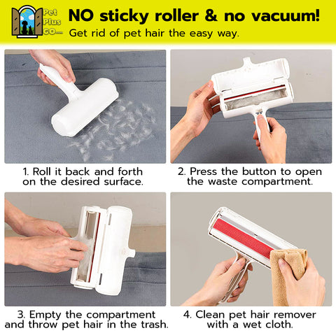 How To Use Reusable Pet Hair Roller