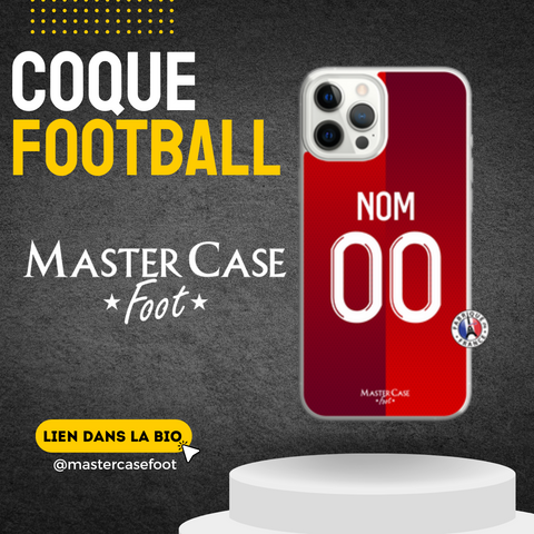 coque maillot de foot personnalisable