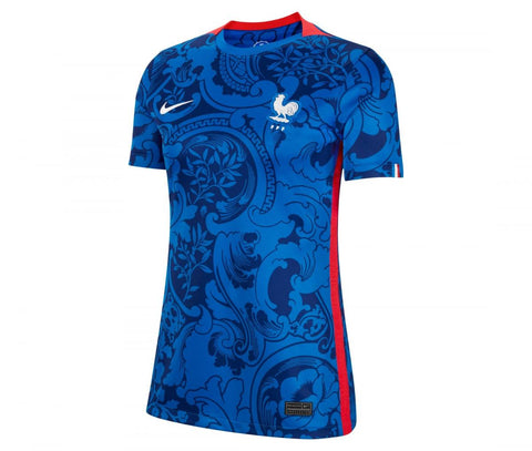 maillot equipe de france football feminin euro 2022 tenue domicile bleues