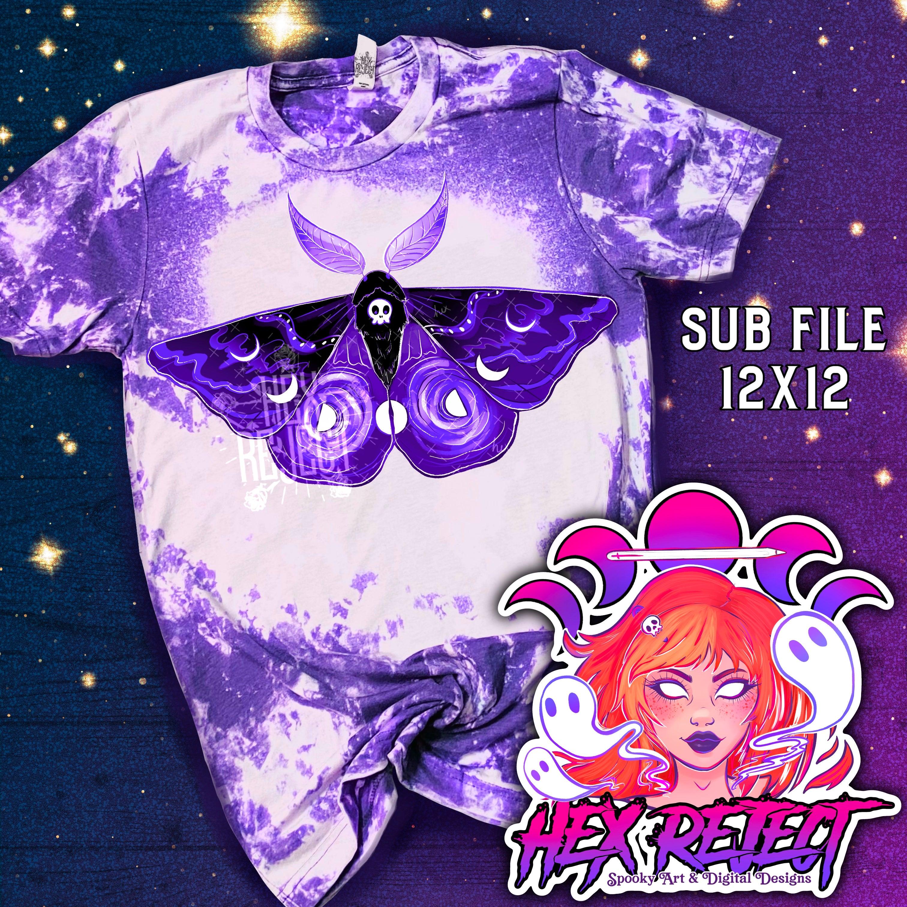 Purple Goth moth - Sub File - Brina’s Pick