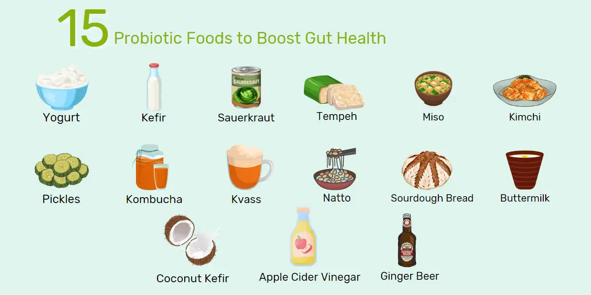 15 probiotic food to enhance gut health