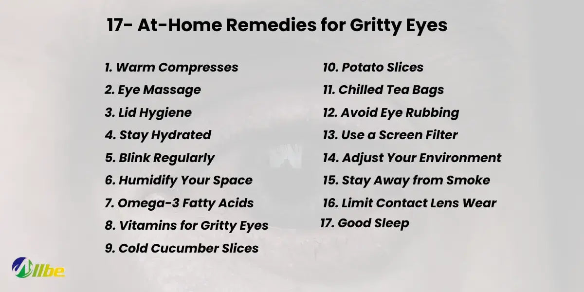 17 home remedies for gritty eyes