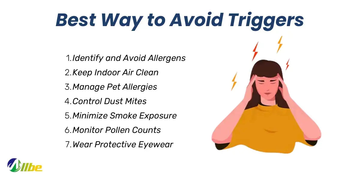 Best way to avoid triggers for itchy eyes