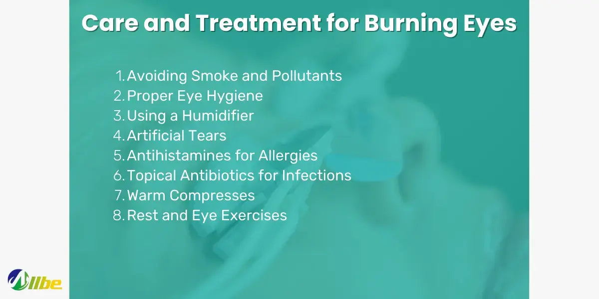 Burning eyes treatments